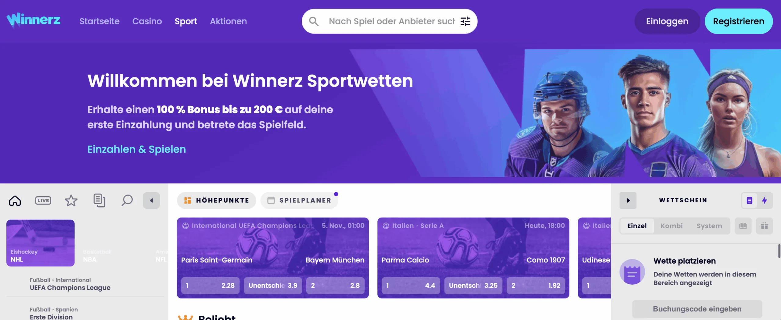Winnerz Sportwetten