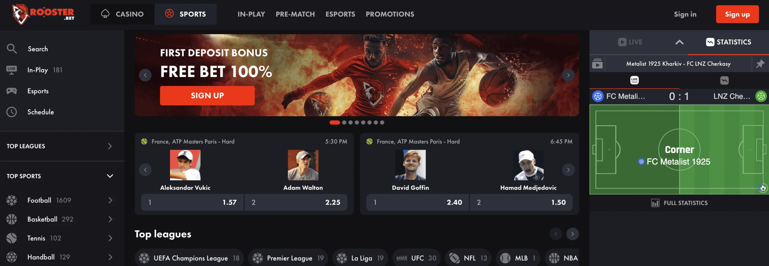 Rooster.bet Sportbook