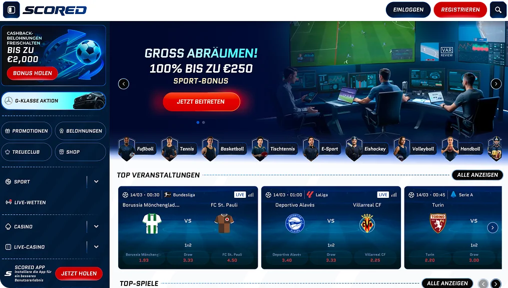 Scored Sportwetten